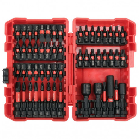 Yato löökotsakute komplekt YT-04617, 54 tk, 1/4" (6.3 mm) kuuskant hoidik, S2 teras, liivapritsitud,