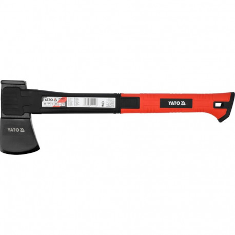 Yato Chopping Axe YT-79971, 1000g, 48-58 HRC, composite handle, TPR grip, hardened C45 steel