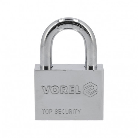 Cinkota dzelzs slēdzene 40mm, VOREL, 77004, 4 atslēgas, 200g