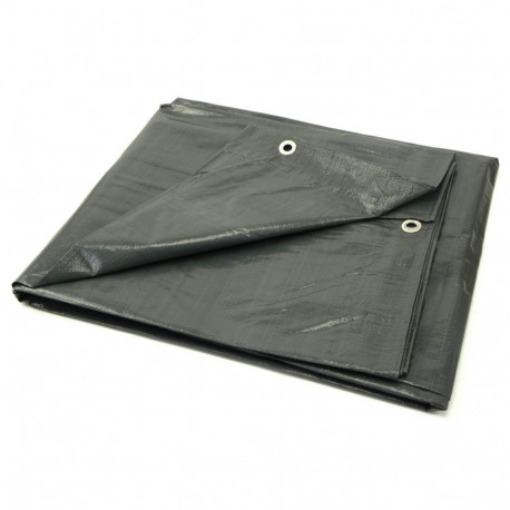 Bieza pelēka brezentsega 5x6m, 120g/m², G70532, GEKO