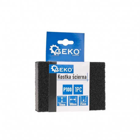Geko lihvimisklots G78553, 70x100x25mm, P100, ränikarbiid, vaigside