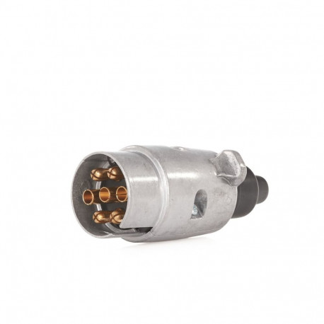 Piekabes spraudnis 7-PIN 12V, alumīnijs, G02325, GEKO