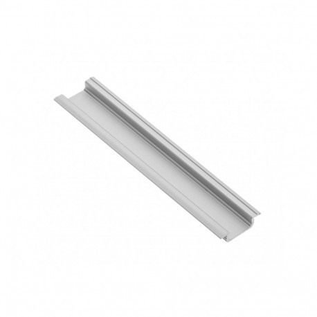 LED-alumiiniumprofiil GLAX hõbedase äärikuga 2 m (surve)