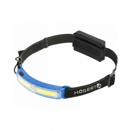 Galvas lukturis COB XPG USB, HT1E428 HOGERT