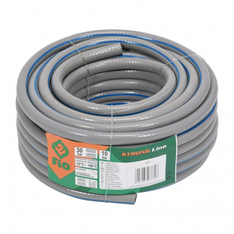 Flo garden hose 89291, 30 m, 1/2", 12.7 mm, 10 bar, 30 bar, -10 to 60 °C, 3 layers, PVC, polyester, 