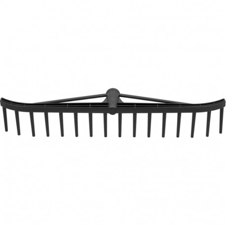 Flo GRD plastic rake 16 teeth, 550 mm, without handle, PVC