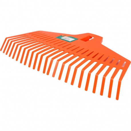 Flo GRD 35786 plastic rake, 23 teeth, 435 mm, no handle, PVC