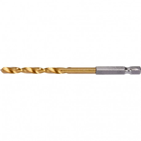 Yato Metallpuur YT-44761, 5mm, HSS 4241, 1/4" (6.3mm), 106mm, 52mm, 135°, jahvatatud, titaankattega