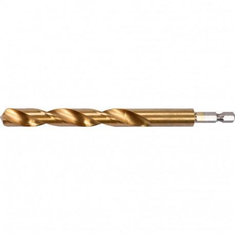 Yato YT-44774 Metal drill bit, 12mm, HSS 4241, 135°, 151mm, 1/4" hex shank, titanium coated