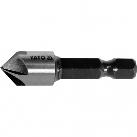 Yato YT-44723 Countersink, 10.4mm, 40mm, HSS, 1/4" (6.3mm), 5 blades, 45°