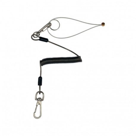 Safety lanyard with carabiner for tools with breakaway buckles Ø1.5 mm 52–170 cm max 3 kg YT-74009 Y