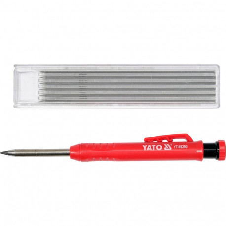 Yato YT-69290 terasest pliiats, 150mm, 2.8mm, HB, 6 südamikku, 40mm, ABS, metall, GRD