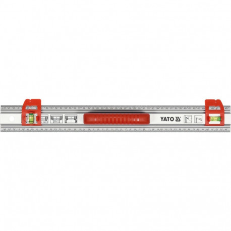 Carpenter’s ruler with 2 sliding spirit levels and center handle aluminum 500 mm YT-70713 Yato