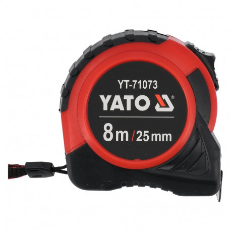 Yato YT-71073 tape measure, 8m, 25mm, steel, ABS, Class II, 1 lock