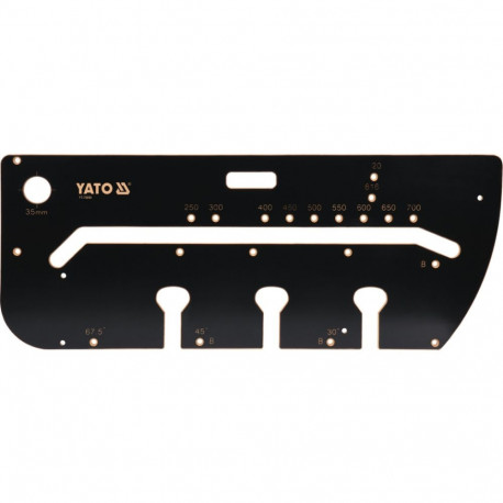 Yato YT-70890 kitchen worktop jig, 1000x390x12 mm, laminated MDF, 30/45/67.5°, 250-700 mm