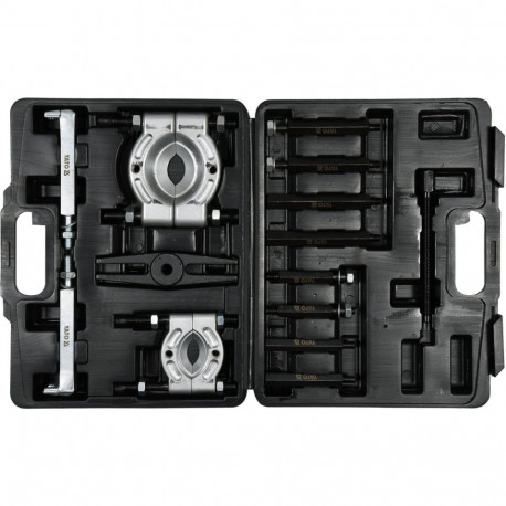 Yato Universal Gear/Bearing Puller Extractor Set YT-06412, 14 pcs, carbon steel, 35-130 mm, separato