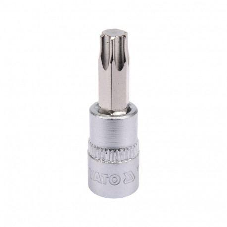 Yato YT-04307 Torx otsik T40, 1/4", 37mm, 65Nm, DIN3120, HRC 58-62, S2, CRV 6150, kroomitud