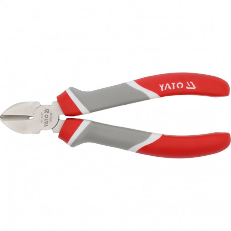 Yato Side Cutting Pliers YT-2037, 180mm, DIN 5746, chromed, carbon steel, PP, TPR, refined