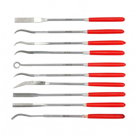 Diamond Needle File Set 10Pcs 3X140X25 YT-6145 YATO