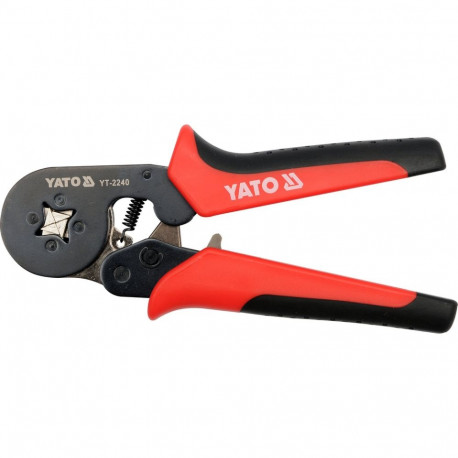 Yato YT-2240 Pressimistangid, 180mm, 0.2-6mm², 44-47 HRC, teras, mustaks, PP/TPR käepidemed