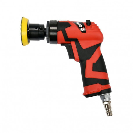 Yato YT-09730 Air Angle Orbital Sander, 50mm, 0.63MPa, 113l/min, 20000min⁻¹, 2.5mm, M6, 360°
