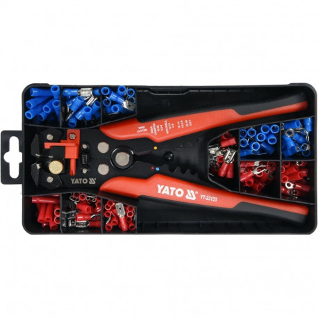 Yato YT-23133 multifunction wire stripping pliers, 191 pcs, 0.2-6mm2, 205mm, steel