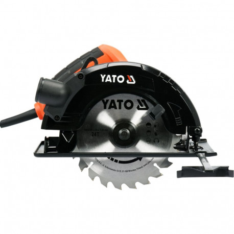 Yato Circular Saw YT-82152, 1500W, 220-240V, 4800rpm, 185mm, 20mm, 2.8mm, 65mm, 0-45°, 24 teeth, 3m,