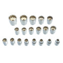 1/2" Gear Lock Socket Set 8-32mm 19pcs Geko