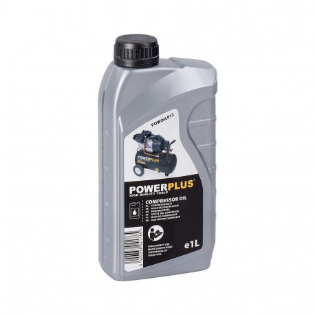 Compressor oil for air compressor lubrication and maintenance 1L 1000ml mineral oil 66.6mm²/s POWOIL