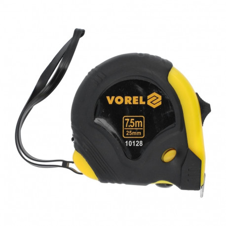 Vorel Mõõdulint 10122, 2m, 16mm, terasest, PVC, kummikate, 3 lukustusnuppu, meetermõõdustik