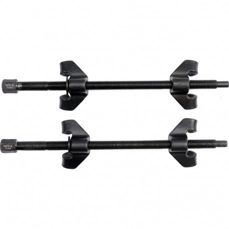 Yato YT-2544 coil spring clamp, 82mm, 370mm, 2pcs, CrV, hardened, cold forged, 1/2" ratchet, 21mm