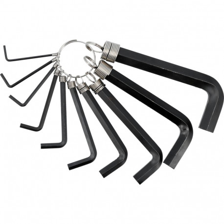 Kuuskantvõtmete komplekt, lühike, 2-14mm (10 tk.) 56400 TOYA