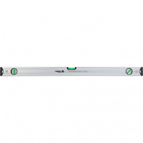 Vorel Level PRO GRD 16555, 1200mm, aluminum, anodized, 3 vials, impact-absorbing bumpers
