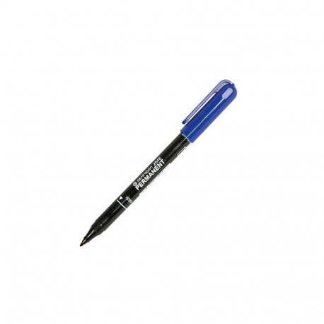 Marker permanent, ümmargune, Ø1mm, sinine