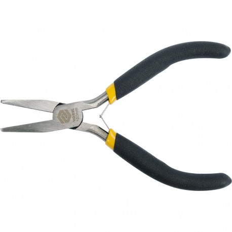 Flat Nose Pliers VOREL 42306 120 mm, precise, polished jaws, plastic handles