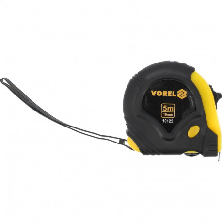 Measure tape Stop with gum. coating 19mm x 5m Vorel