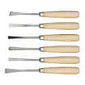 Peitlite komplekt puidule (6tk.)