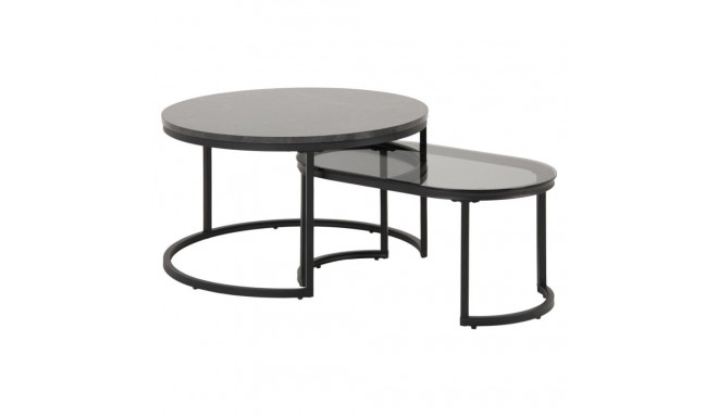 Diivanilauad SPIRO 2tk, ümmargune/oval