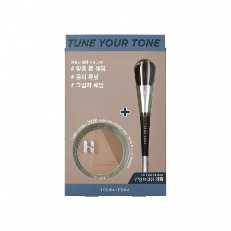 Holika Holika Tone Tuning Shading Dual Brush Set 01 Cool Grown