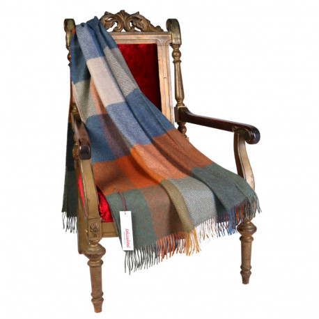 SOKISAHTEL Alpakavillane kirju ruuduline suur pleed 425