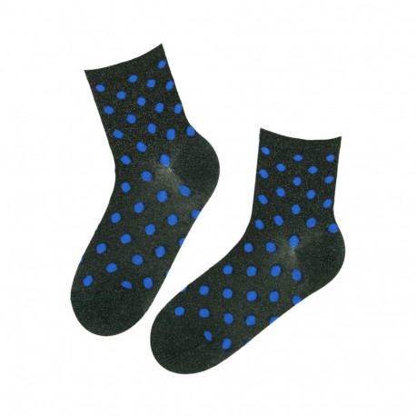 SOKISAHTEL ELMI rohelised sädelevad sinise täpilised sokid 444