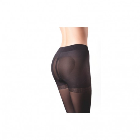 SOKISAHTEL MICRO PUSH UP 50DEN mustad sukkpüksid