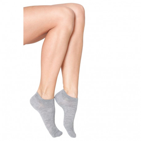 SOKISAHTEL MONDI naiste hallid viskoosist madalad sokid 444