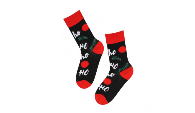 SOKISAHTEL CLAUS musta värvi puuvillased sokid 444