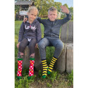 SOKISAHTEL JOEL triibulised puuvillased sokid lastele 438, 439