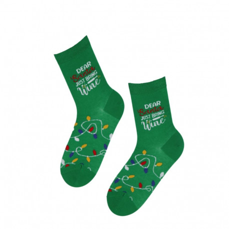 SOKISAHTEL BRINGWINE rohelised jõulusokid naistele 444