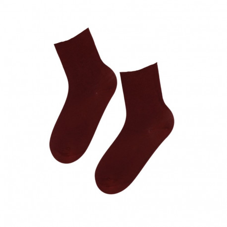 SOKISAHTEL SIENNA bordoopunased mugavusäärega sokid diabeedikutele 444