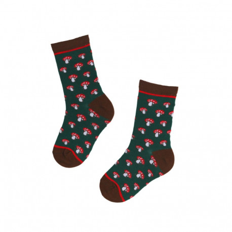 SOKISAHTEL VISTO tumerohelised puuvillased seentega sokid lastele 438, 439, 443