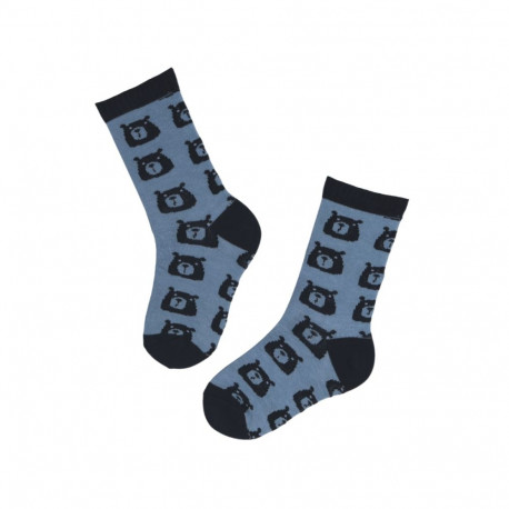 SOKISAHTEL BROWN BEAR sinised karudega puuvillased sokid lastele 438, 439