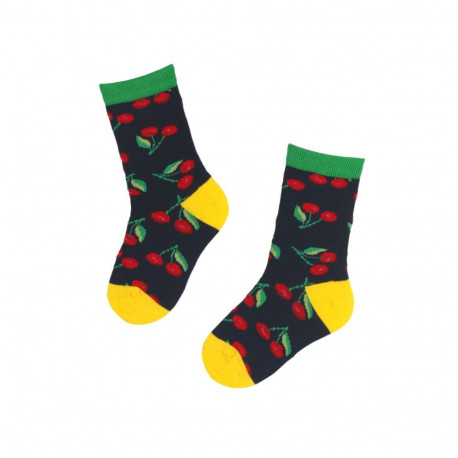 SOKISAHTEL CHER puuvillased kirssidega sokid lastele 439, 443